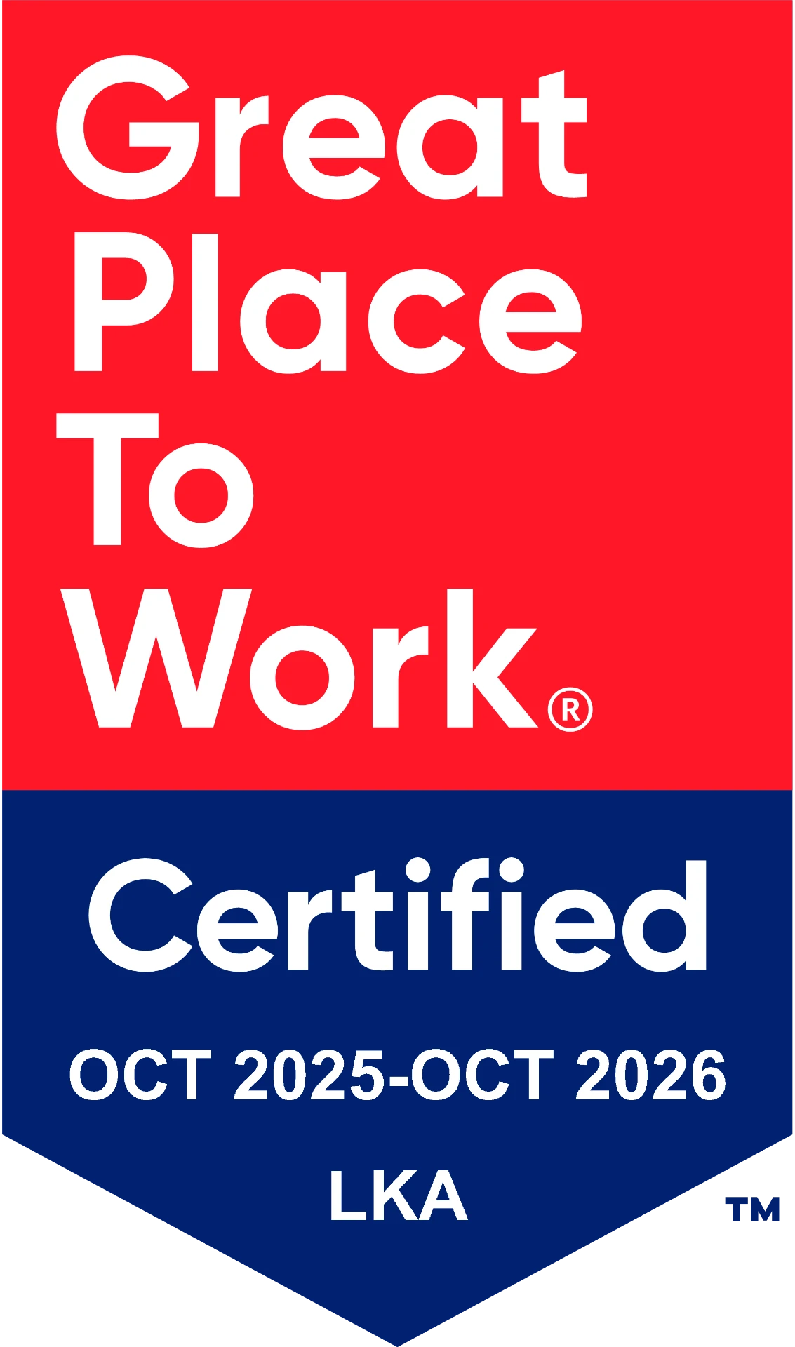 Great Place to Work badge
